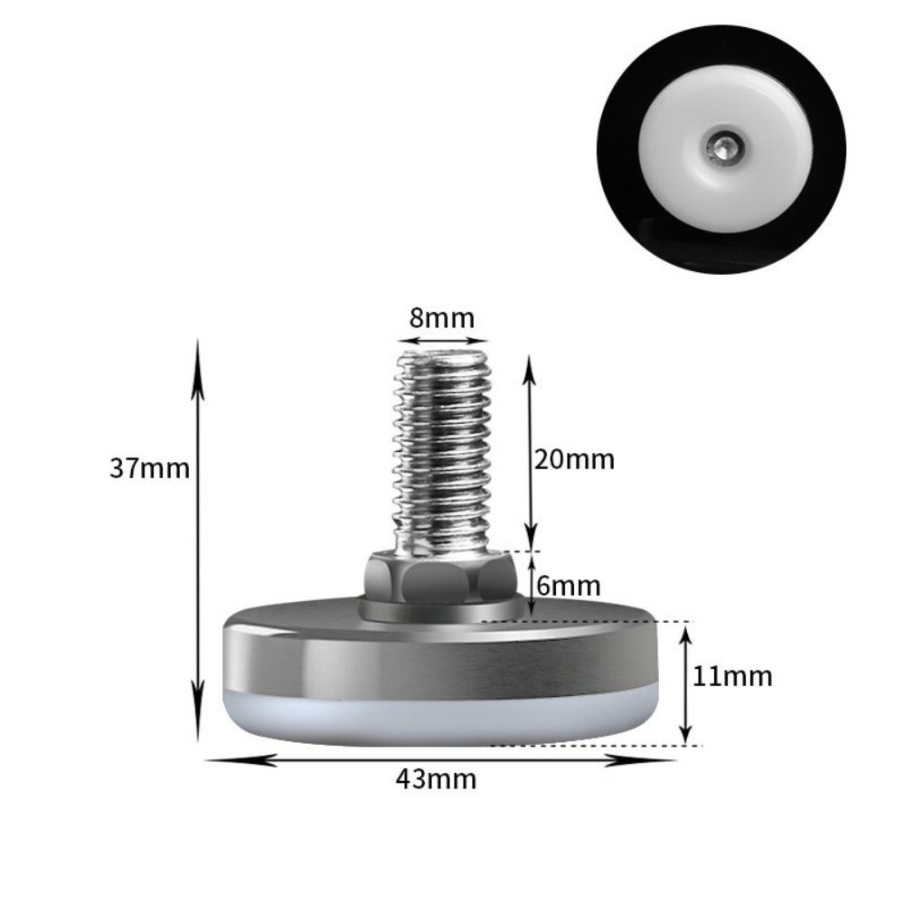 Furniture Leveling Hardware - 10Pcs Durable Screw-in Adjustable Anti-Slip Simple