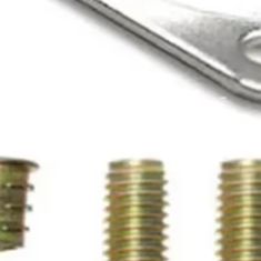 Furniture Leveling Hardware - 4 Metal Leg Fixing Mounting Plates