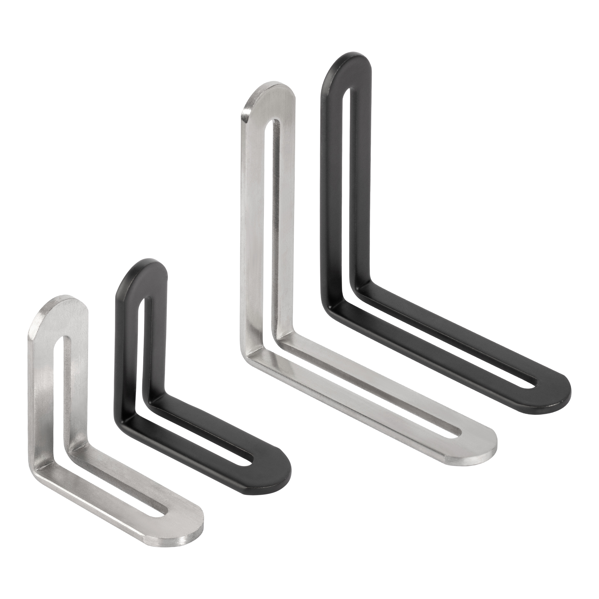 Furniture Hardware Fixing Screws - 2pcs Corner Brackets Stainless Steel Furniture