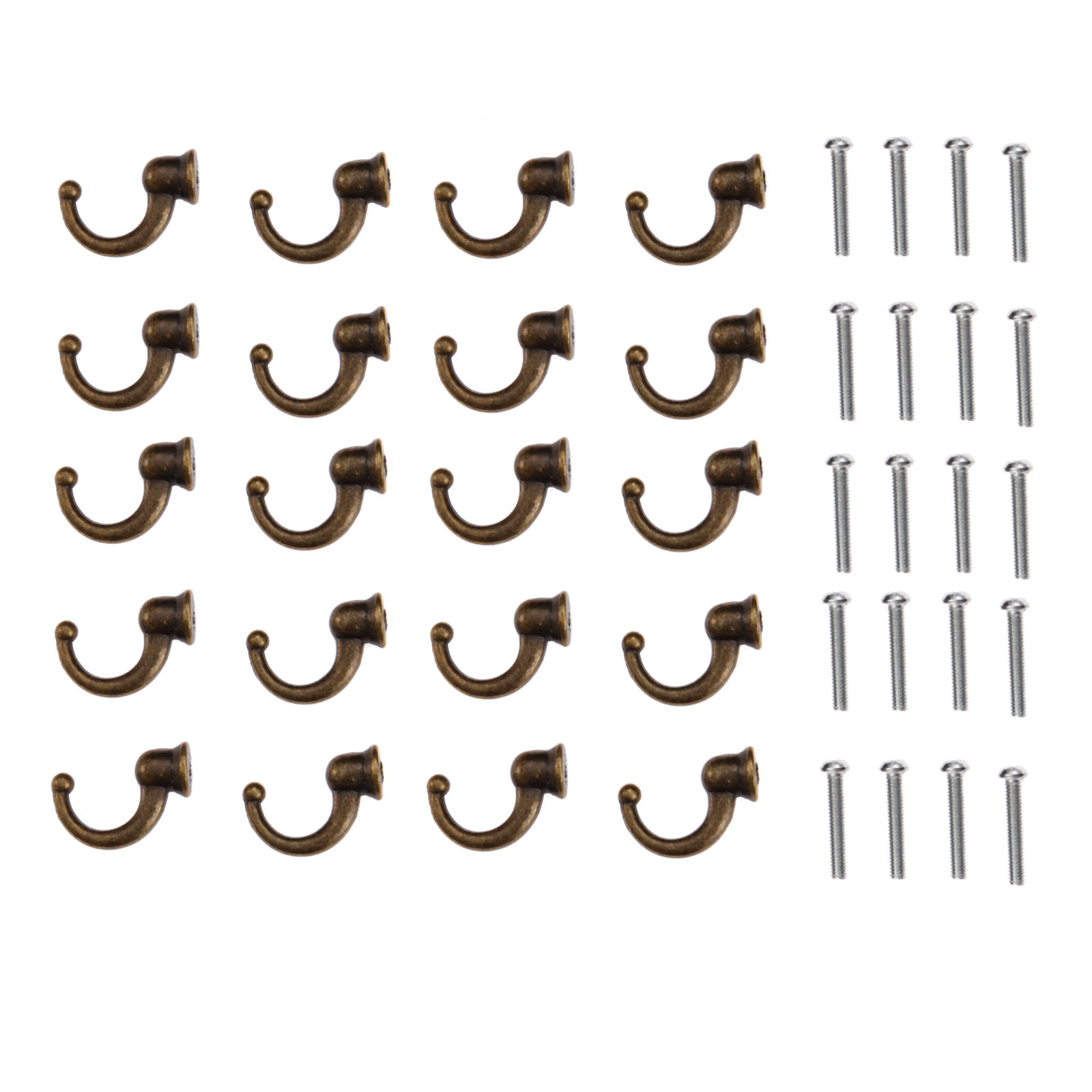Furniture And Hardware - 20pcs 29*20*12mm Antique Bronze Wall Hooks