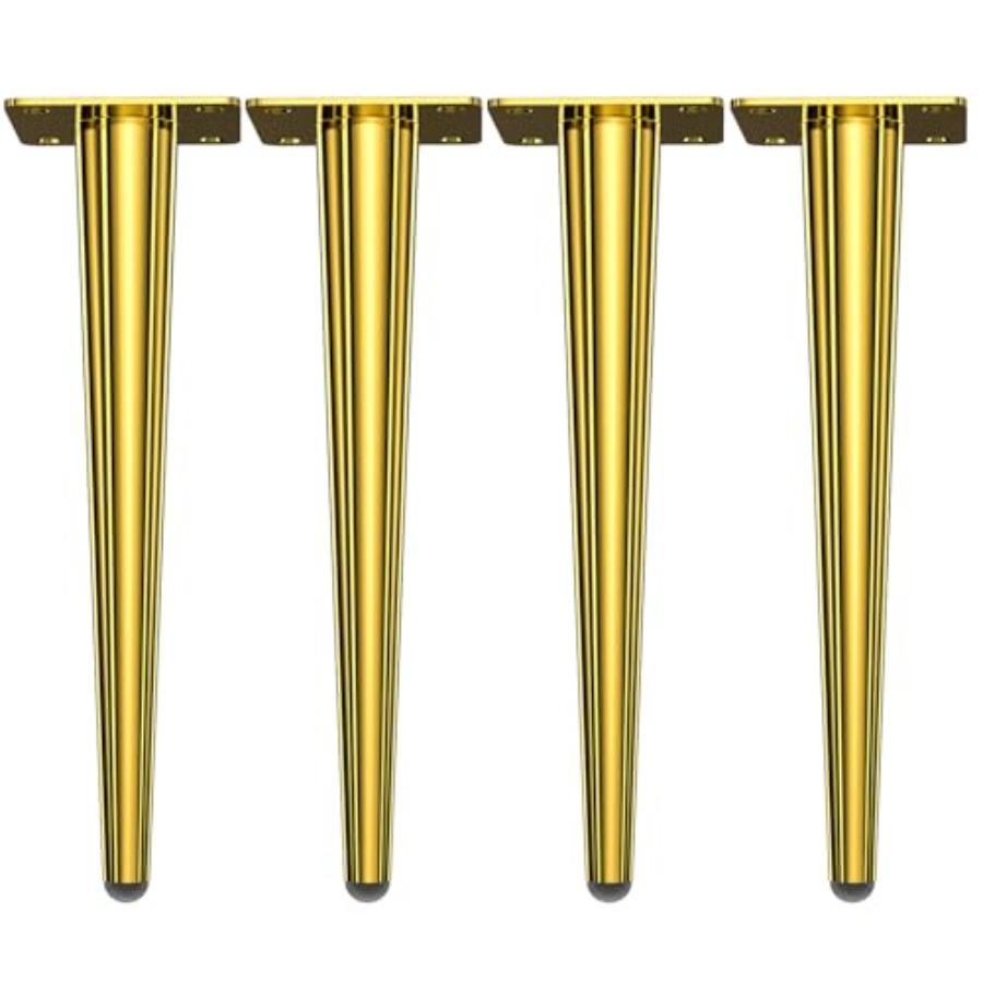 2 Furniture Table Legs Golden, - Furniture Hardware Feet reseña y precio