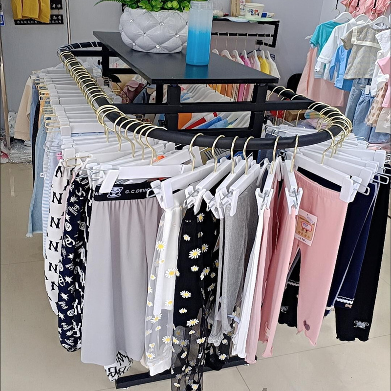 Iron Clothing Store Oval Shelf - Furniture And Hardware Store reseña y precio