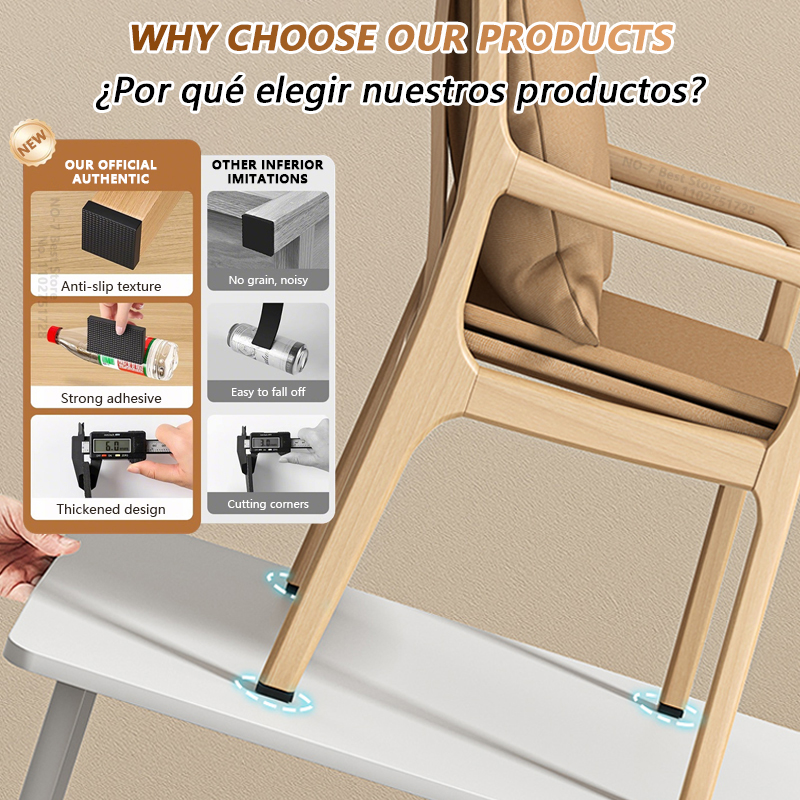 Non Slip Furniture Pads Self A - Furniture Hardware Feet reseña y precio