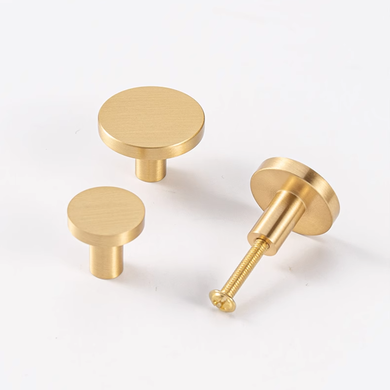 Round Brass Kitchen Cabinet Dr - Furniture Hardware Pulls reseña y precio