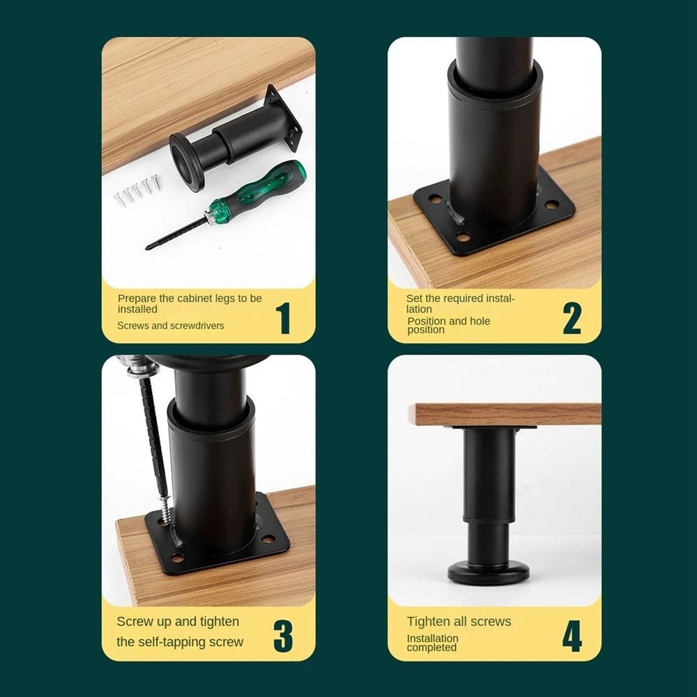 1PC New Adjustable Furniture L - Furniture Leveling Hardware reseña y precio