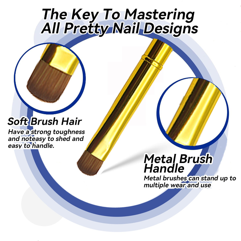 Kolinsky French Nail Art Brush - Furniture Hardware Nails reseña y precio