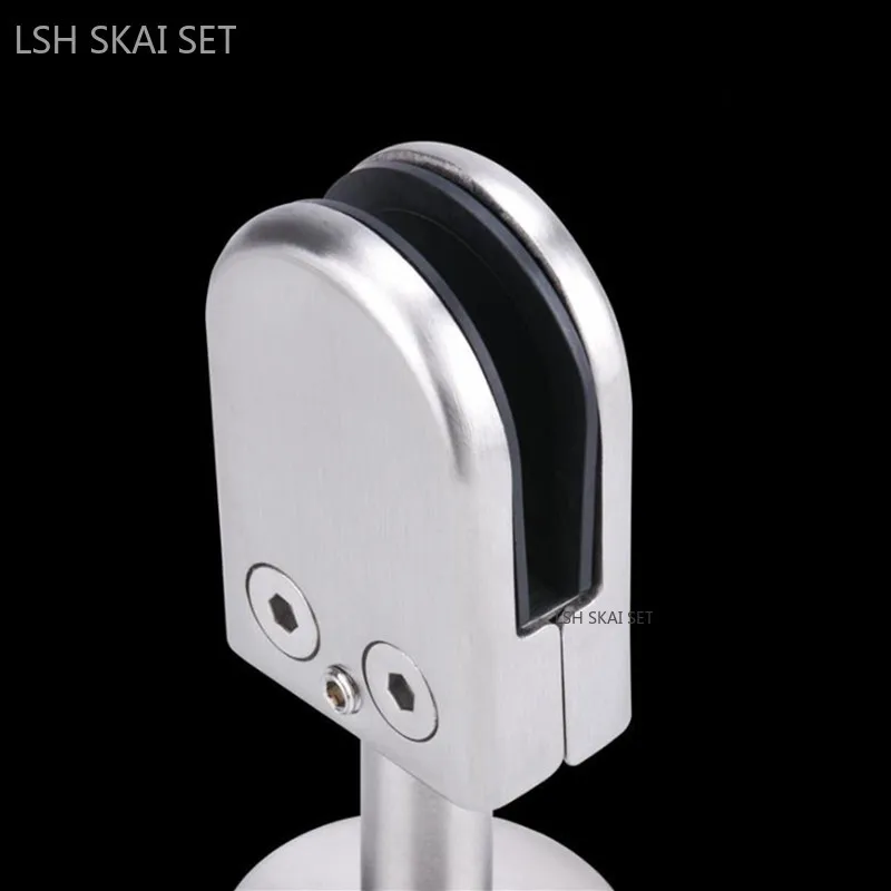 1pc Stainless Steel Glass Clam - Furniture And Hardware reseña y precio