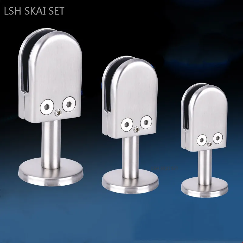 1pc Stainless Steel Glass Clam - Furniture And Hardware reseña y precio