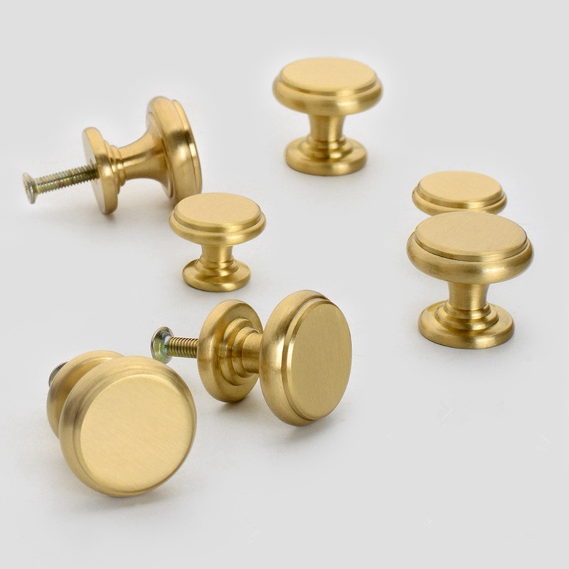 Brass Knobs Cabinet Handles Ki - Furniture Hardware Pulls reseña y precio