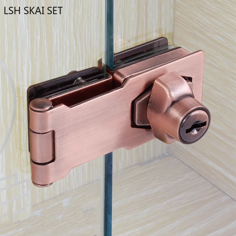 No-punch Glass Door Lock Store - Furniture And Hardware Store reseña y precio
