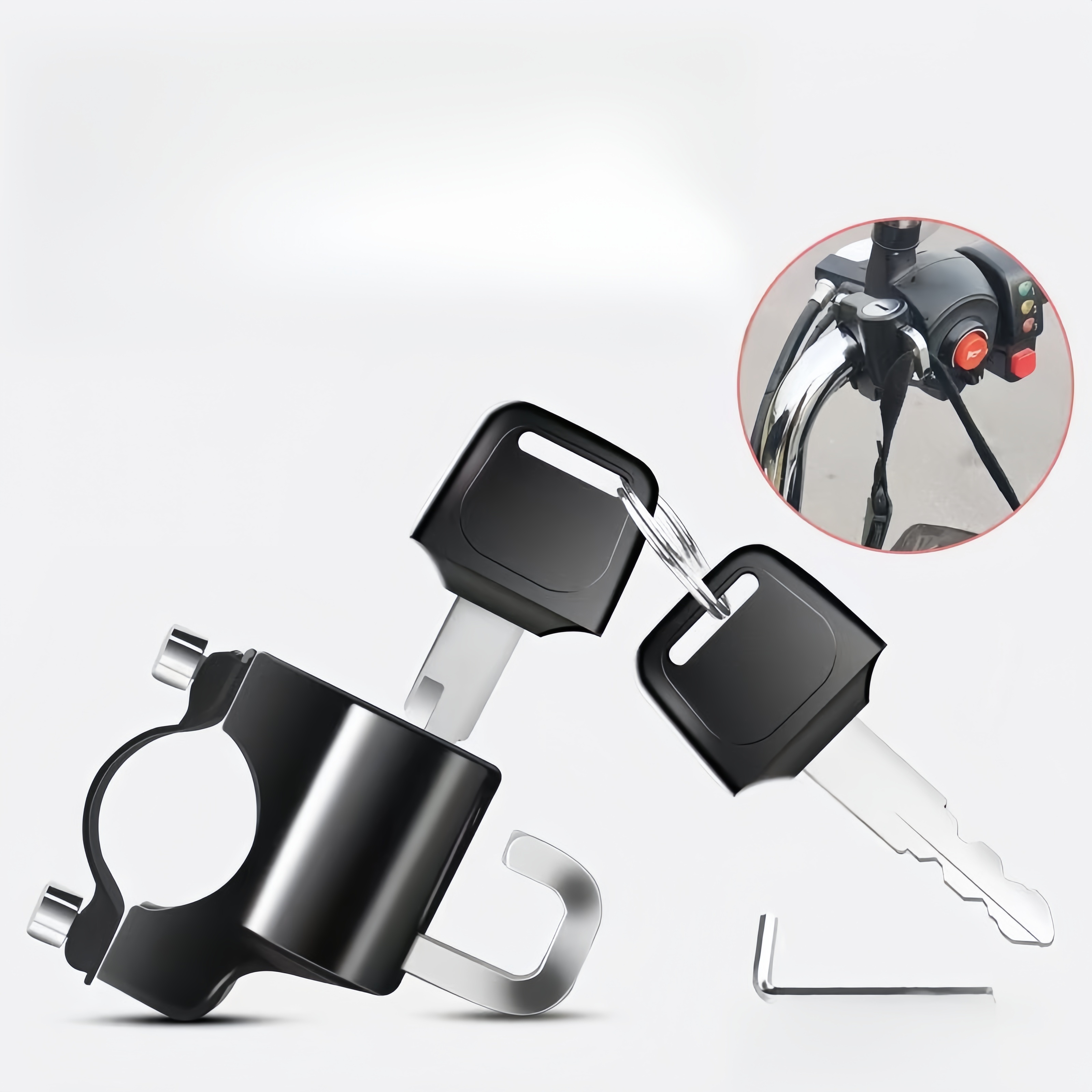 Motorcycle Helmet Lock Aluminu - Universal Furniture Hardware reseña y precio