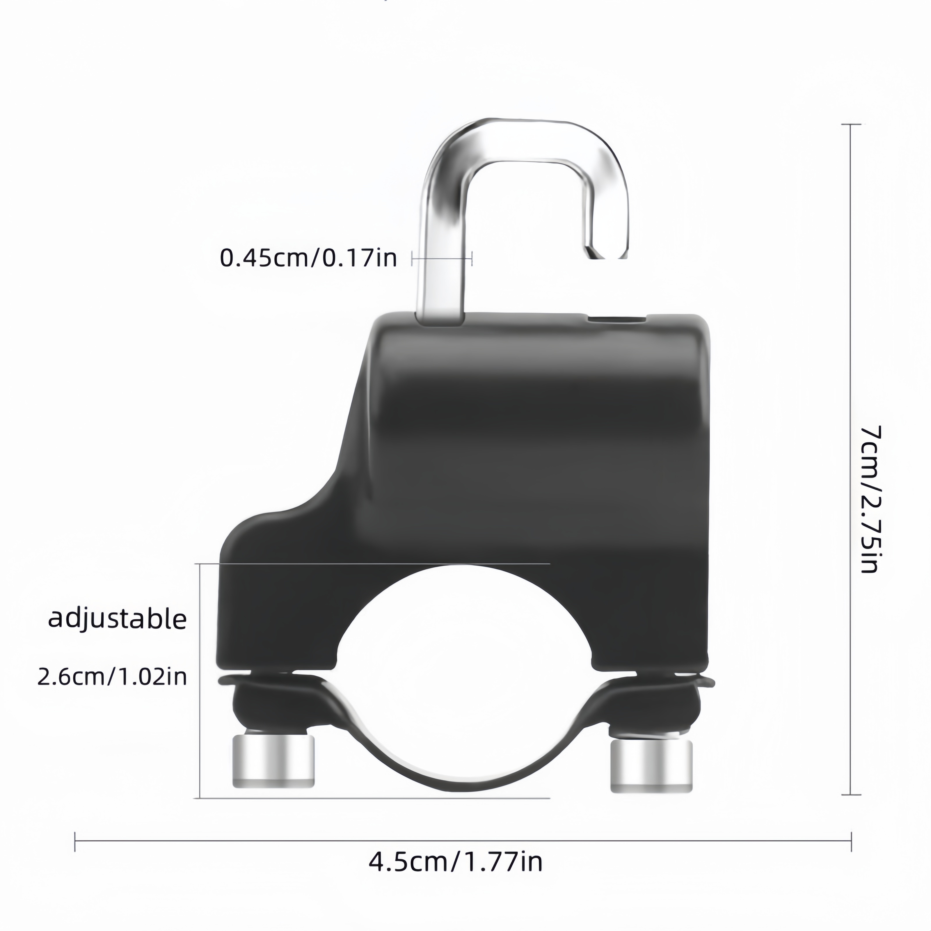 Motorcycle Helmet Lock Aluminu - Universal Furniture Hardware reseña y precio
