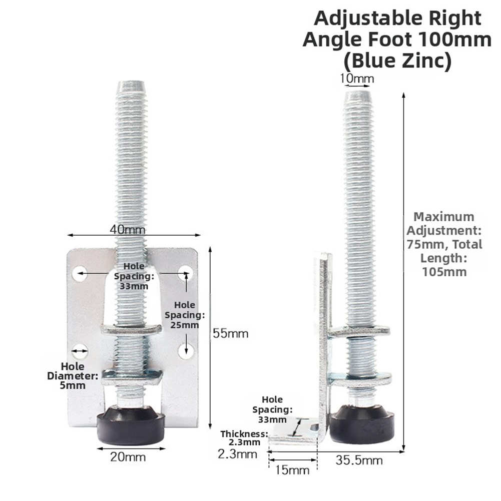 Heavy Duty Adjustable Leveling - Furniture Leveling Hardware reseña y precio