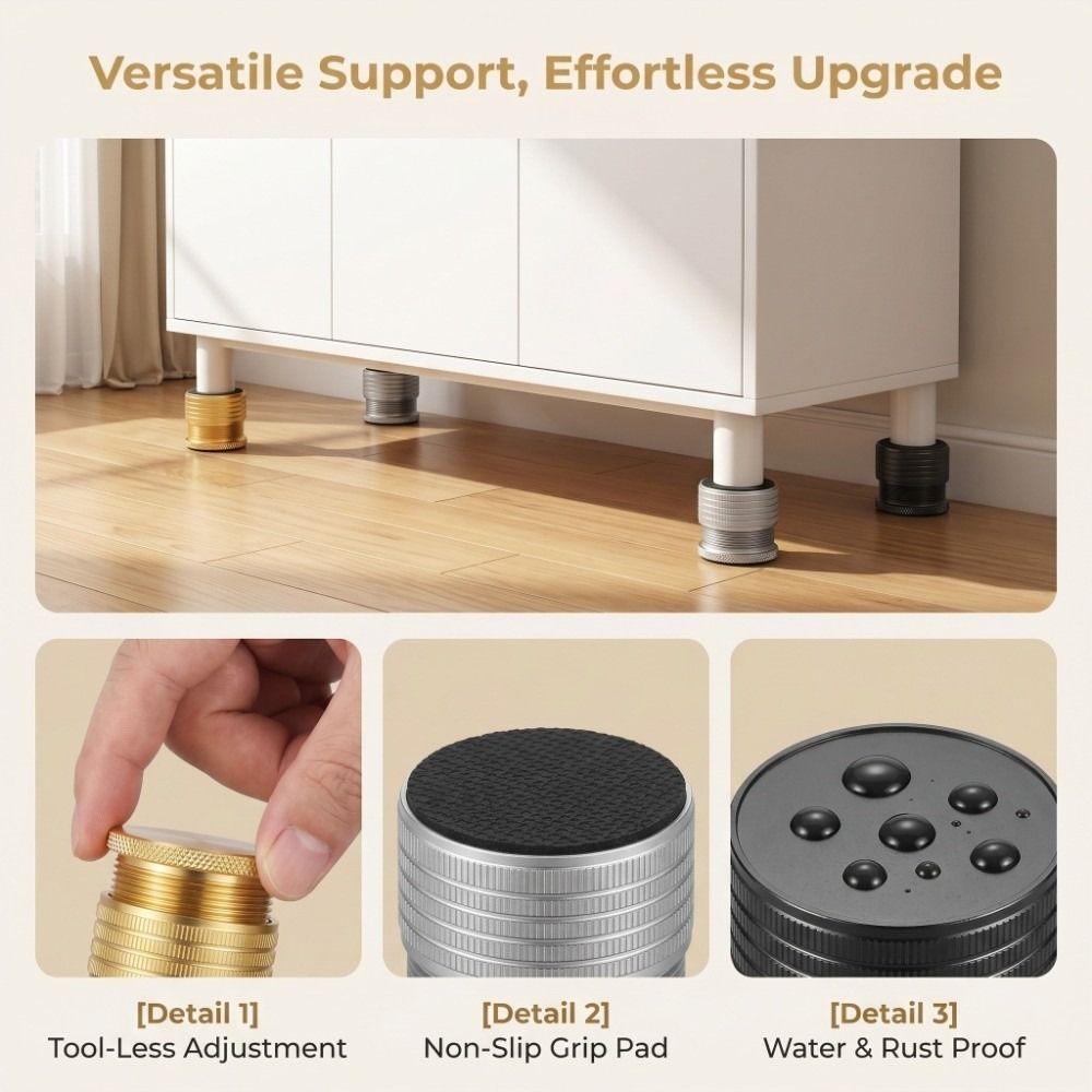 Adjustable Height Furniture Le - Furniture Leveling Hardware reseña y precio