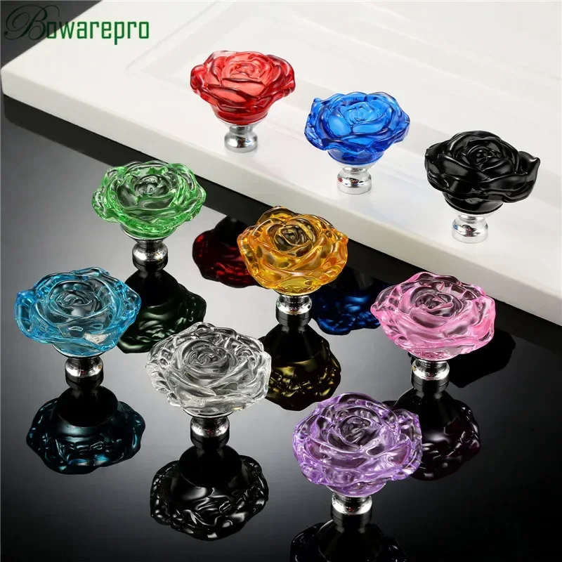bowarepro 50MM Crystal Rose Gl - Furniture Hardware Pulls reseña y precio