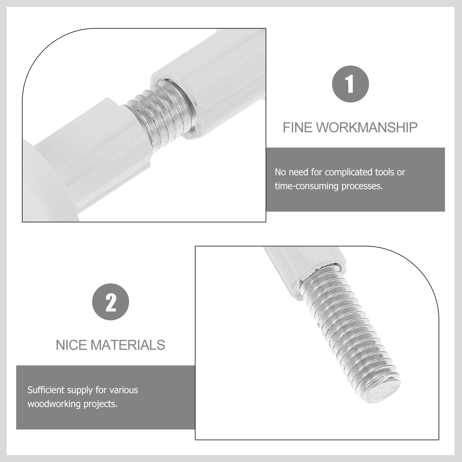 50Pcs Furniture Board Fastener - Furniture Joining Hardware reseña y precio