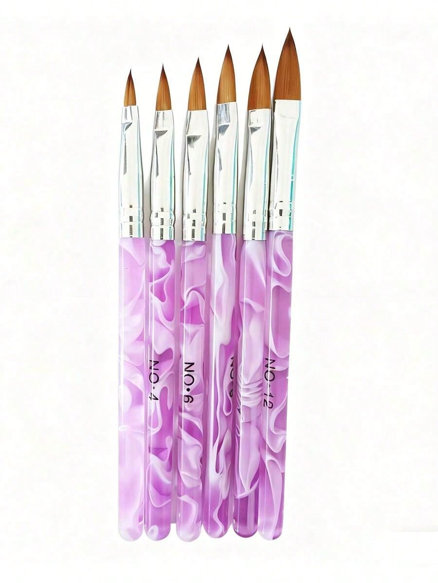 6pcs Acrylic Nail Brush Set, N - Furniture Hardware Nails reseña y precio