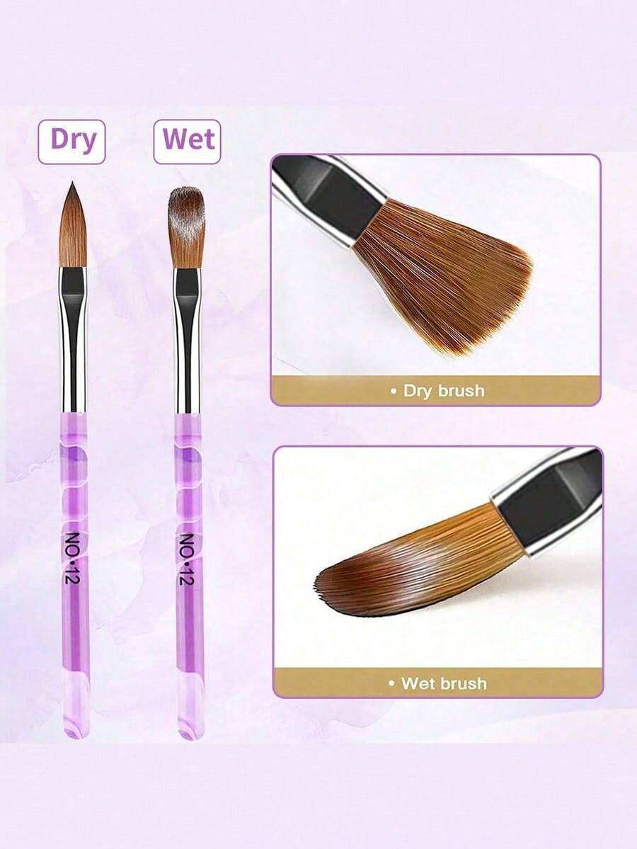 6pcs Acrylic Nail Brush Set, N - Furniture Hardware Nails reseña y precio