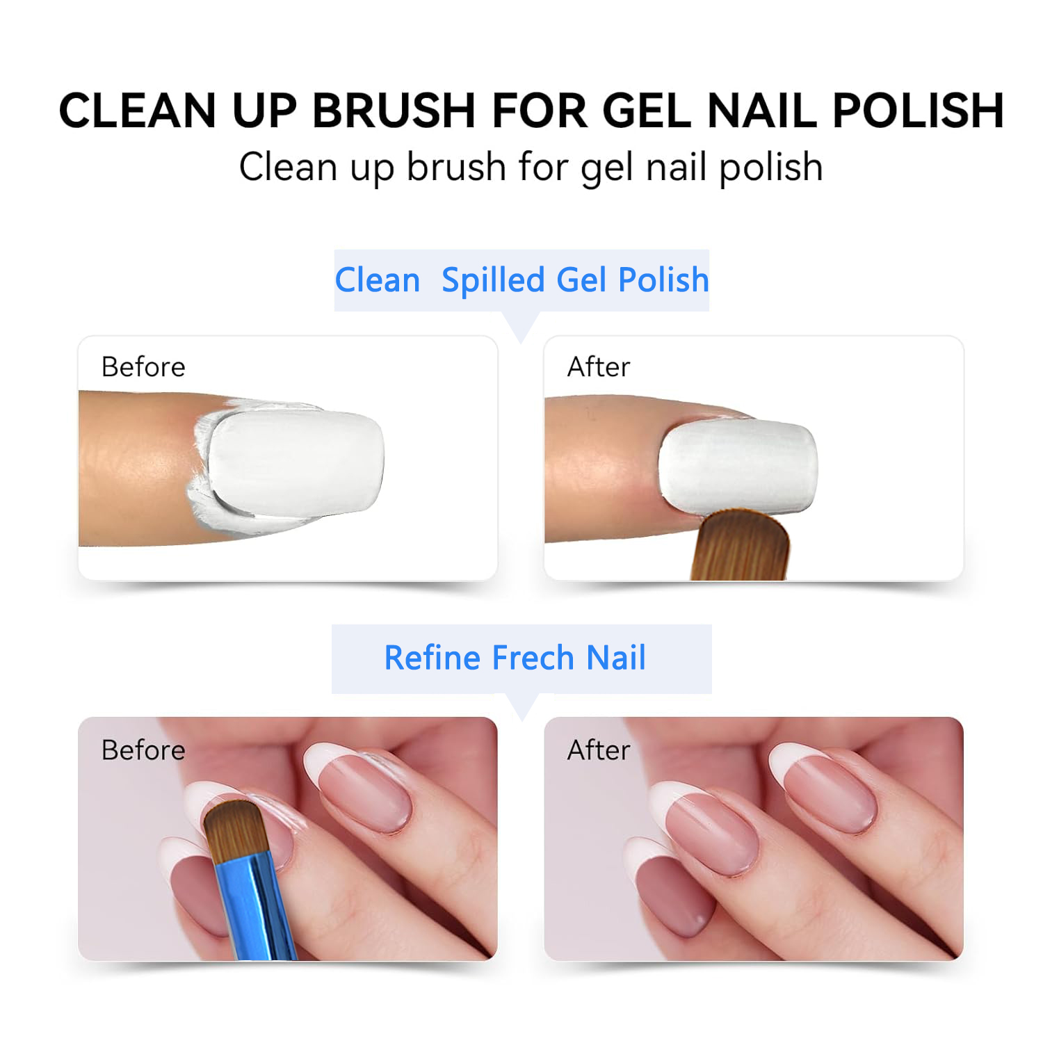 Kolinsky French Nail Art Brush - Furniture Hardware Nails reseña y precio