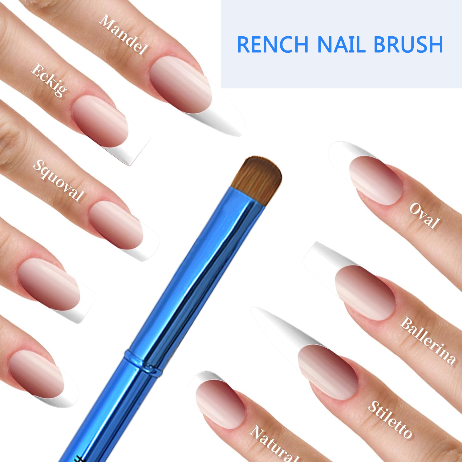 Kolinsky French Nail Art Brush - Furniture Hardware Nails reseña y precio