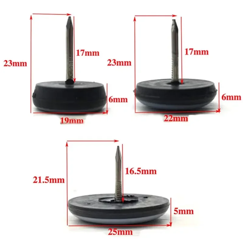 16/19/22/25/32/38mm Table Chai - Furniture Hardware Feet reseña y precio