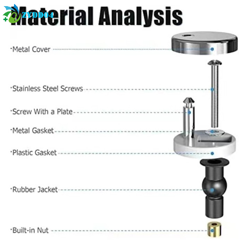 ●2Pcs Toilet Seat Hinges Top F - Furniture Hardware Fixing Screws reseña y precio