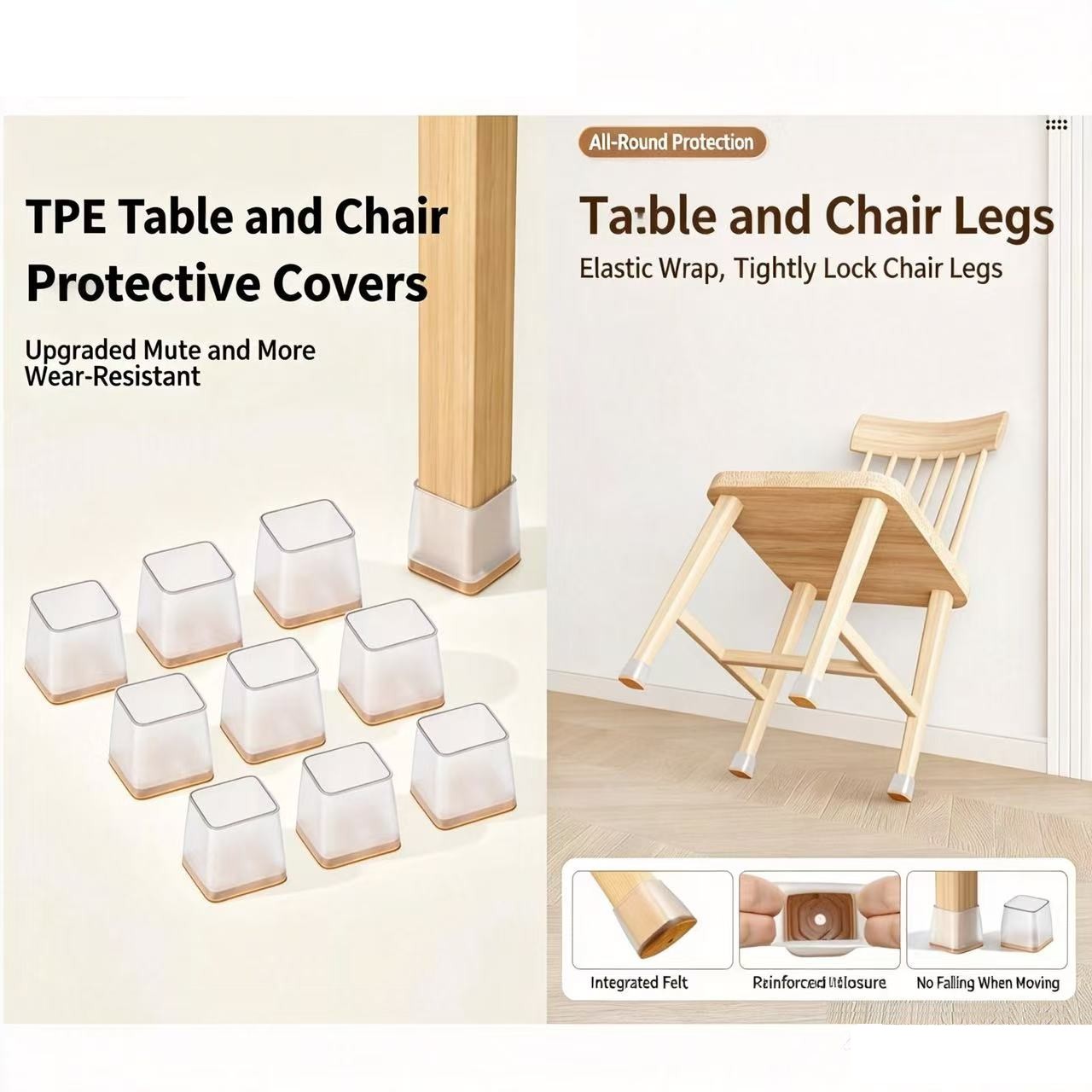 8/16/24PCS Frosted Square Furn - Furniture Hardware Feet reseña y precio