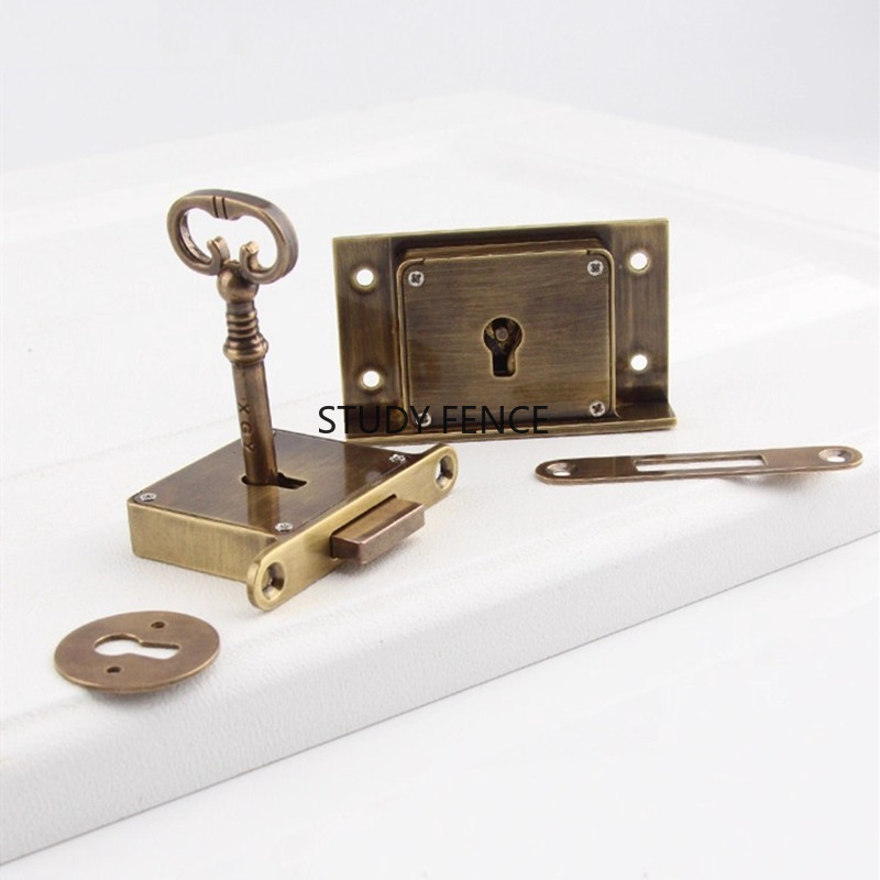 1PC Antique Metal Drawer Lock  - Furniture And Hardware reseña y precio