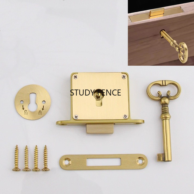 1PC Antique Metal Drawer Lock  - Furniture And Hardware reseña y precio