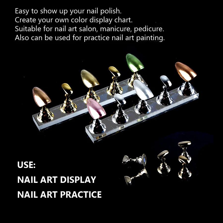 5Pcs Nail Art Practice Display - Furniture Hardware Nails reseña y precio