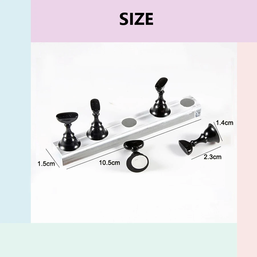 5Pcs Nail Art Practice Display - Furniture Hardware Nails reseña y precio