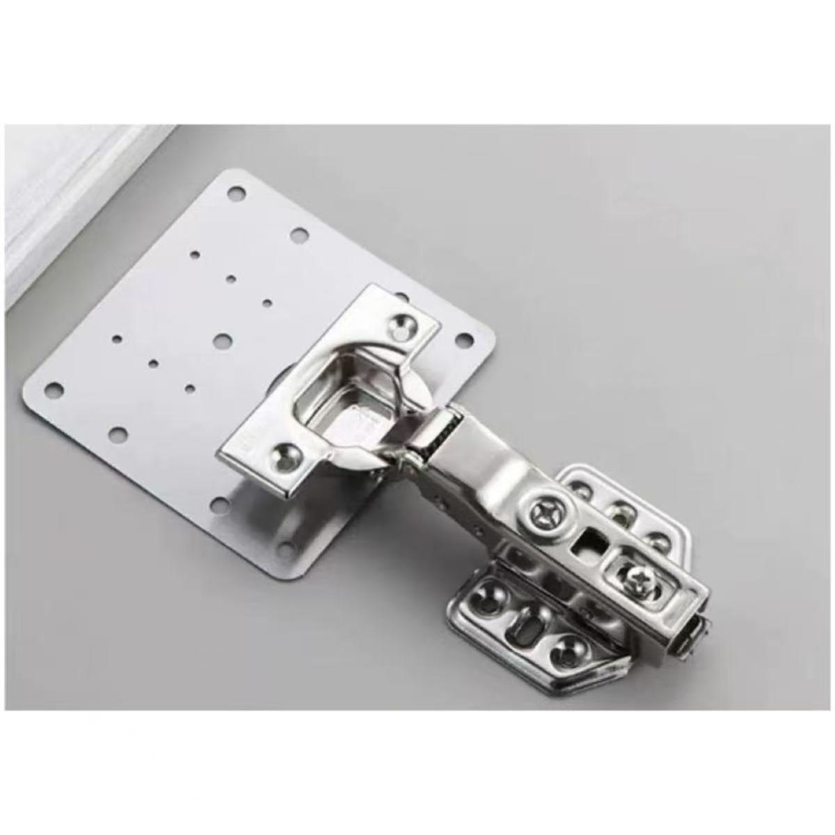 Hinge Repair Plate Kitchen Cab - Furniture Hardware Fixing Screws reseña y precio