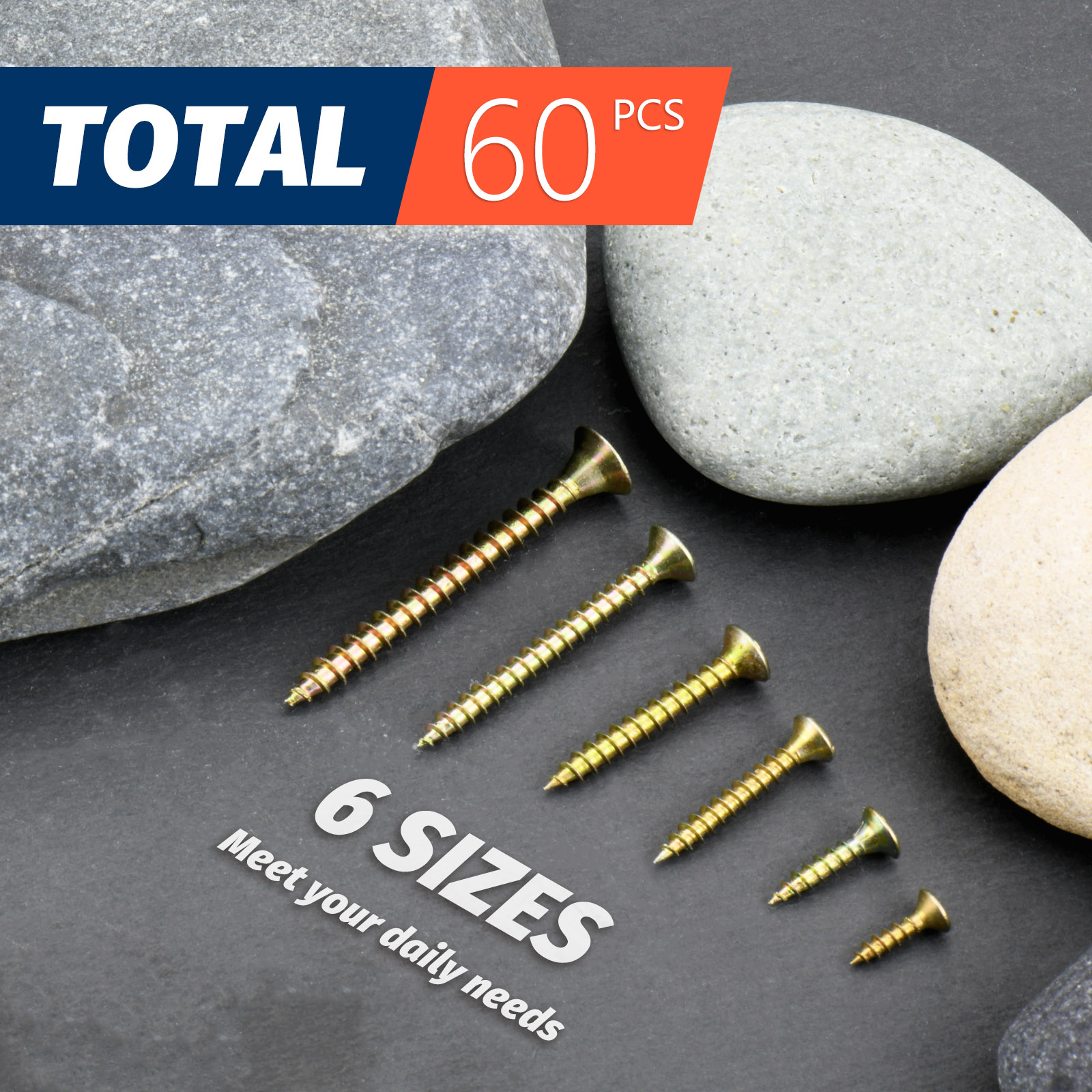 High Hardness Wood Screws Kit  - Furniture Hardware Fixing Screws reseña y precio