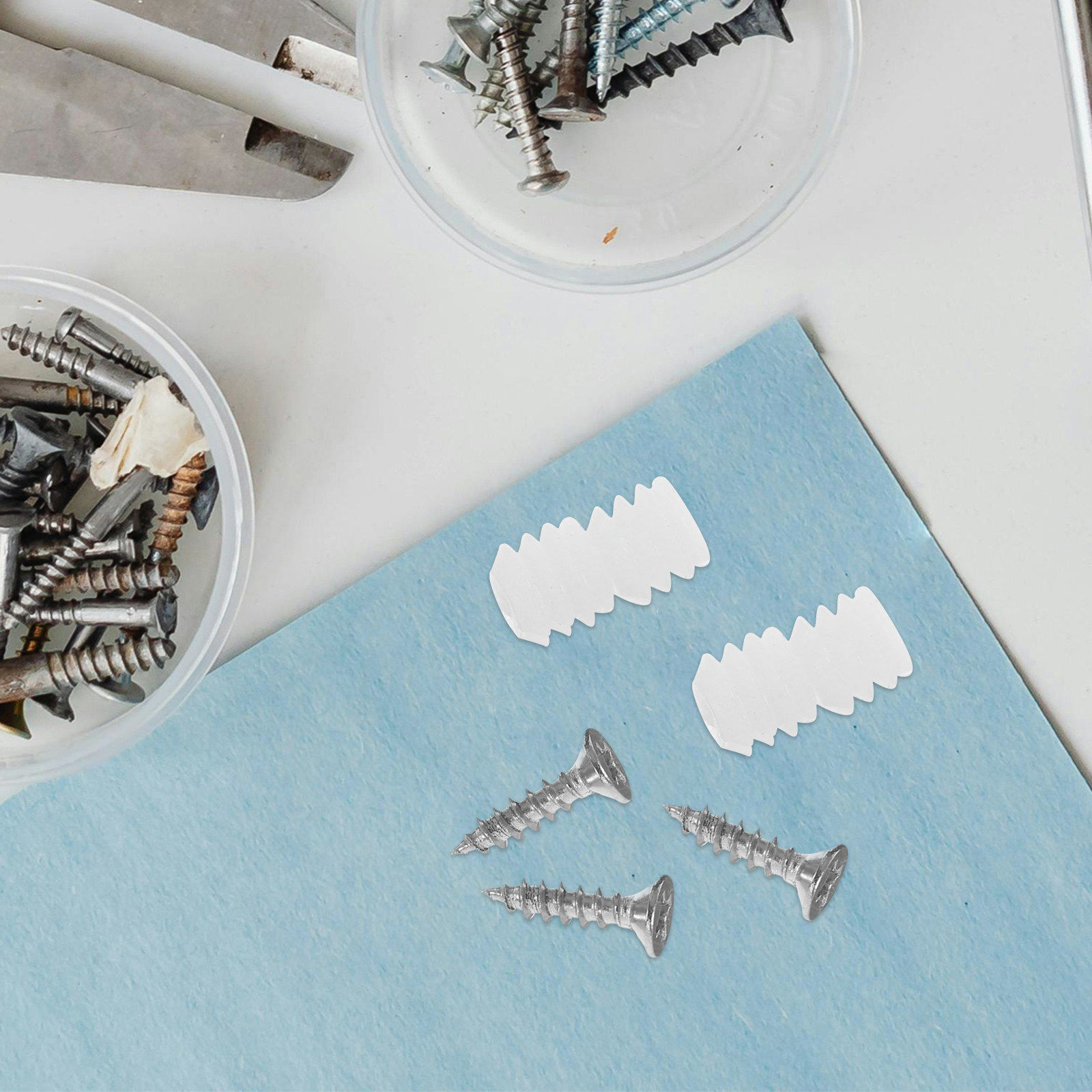 200Pcs Plastic Cabinet Hinge D - Furniture Hardware Fixing Screws reseña y precio