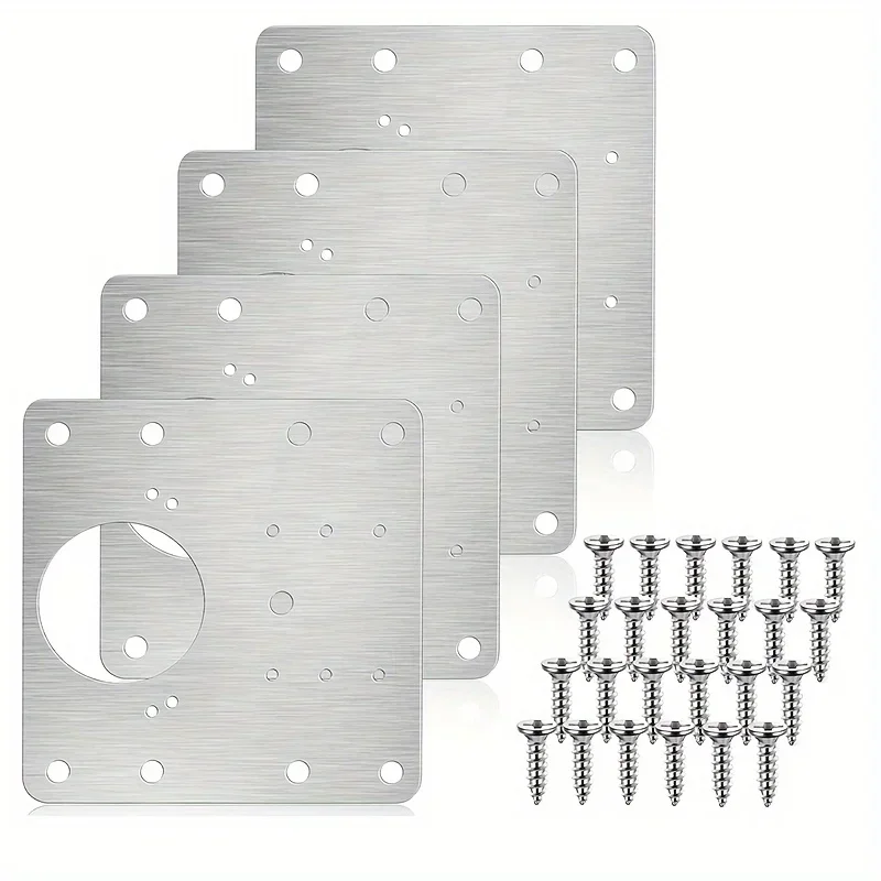 4-piece cabinet hinge repair p - Furniture Hardware Fixing Screws reseña y precio