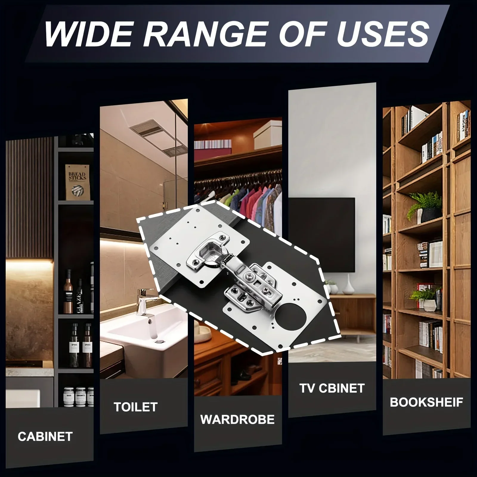 4-piece cabinet hinge repair p - Furniture Hardware Fixing Screws reseña y precio