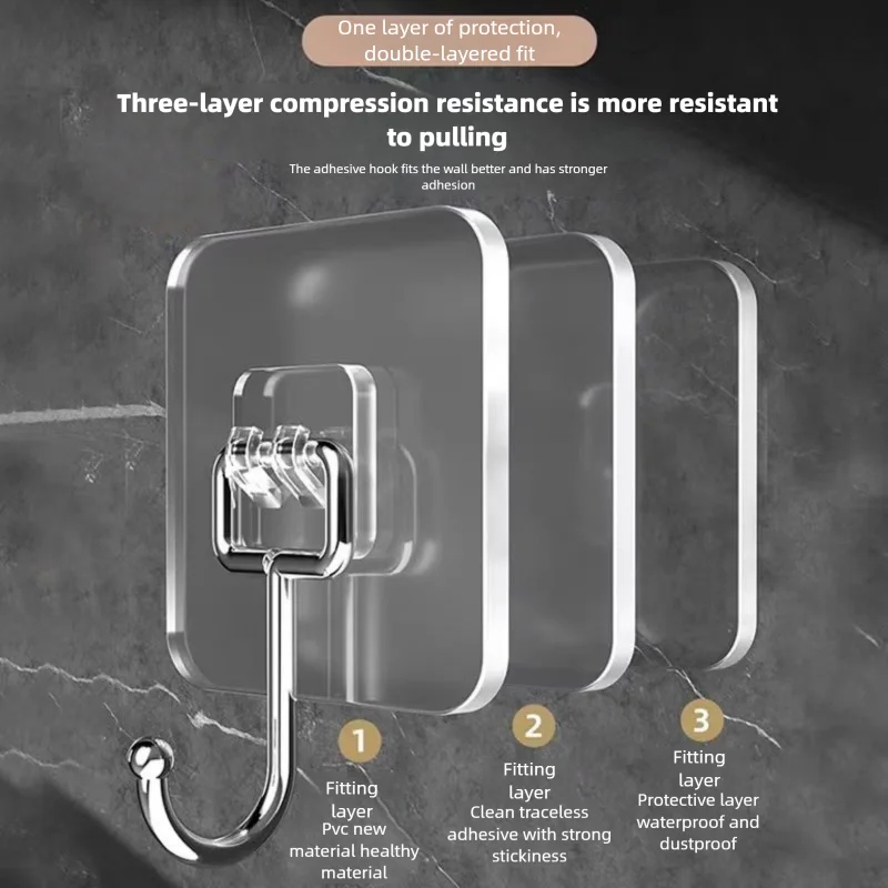 Big Size Adhesive Hook/Home Fu - Furniture And Hardware reseña y precio