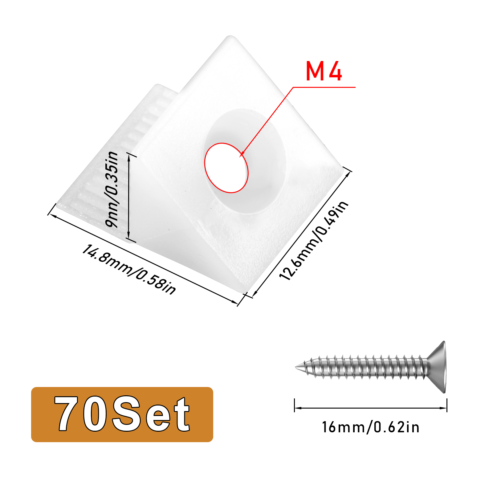 60set Repair Fixing Drawer Che - Furniture Hardware Fixing Screws reseña y precio