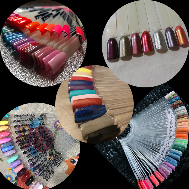 4Color 50pcs False Nail Tips F - Furniture Hardware Nails reseña y precio