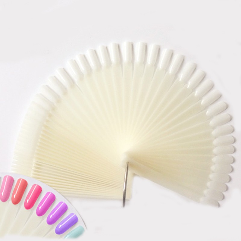 4Color 50pcs False Nail Tips F - Furniture Hardware Nails reseña y precio