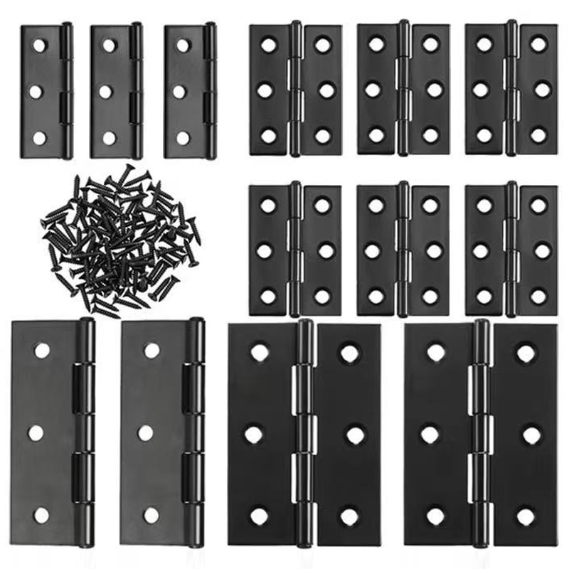 WV Black Door Hinges Stainless - Furniture Hardware Fixing Screws reseña y precio