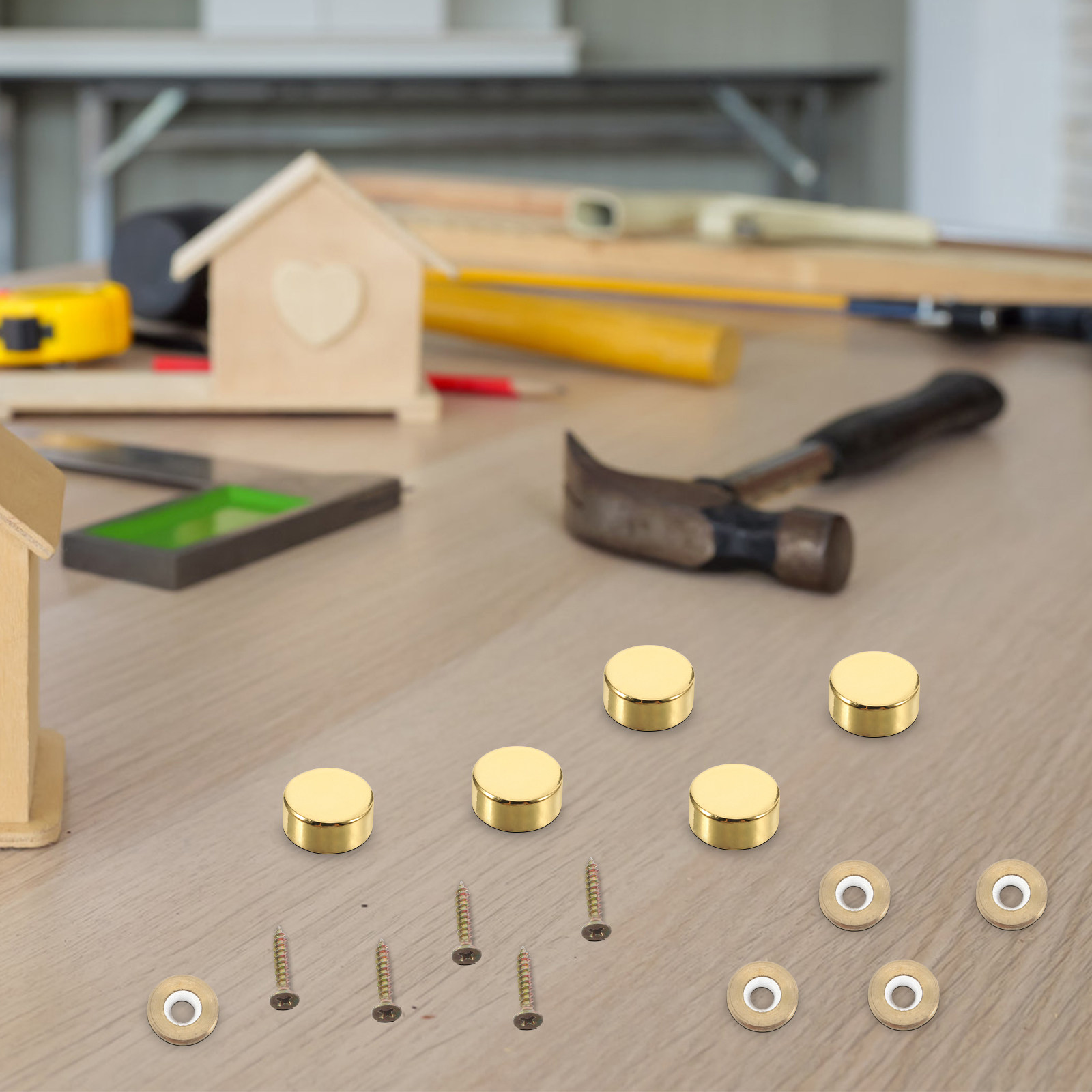 12Sets Decorative Screw Covers - Furniture Hardware Fixing Screws reseña y precio