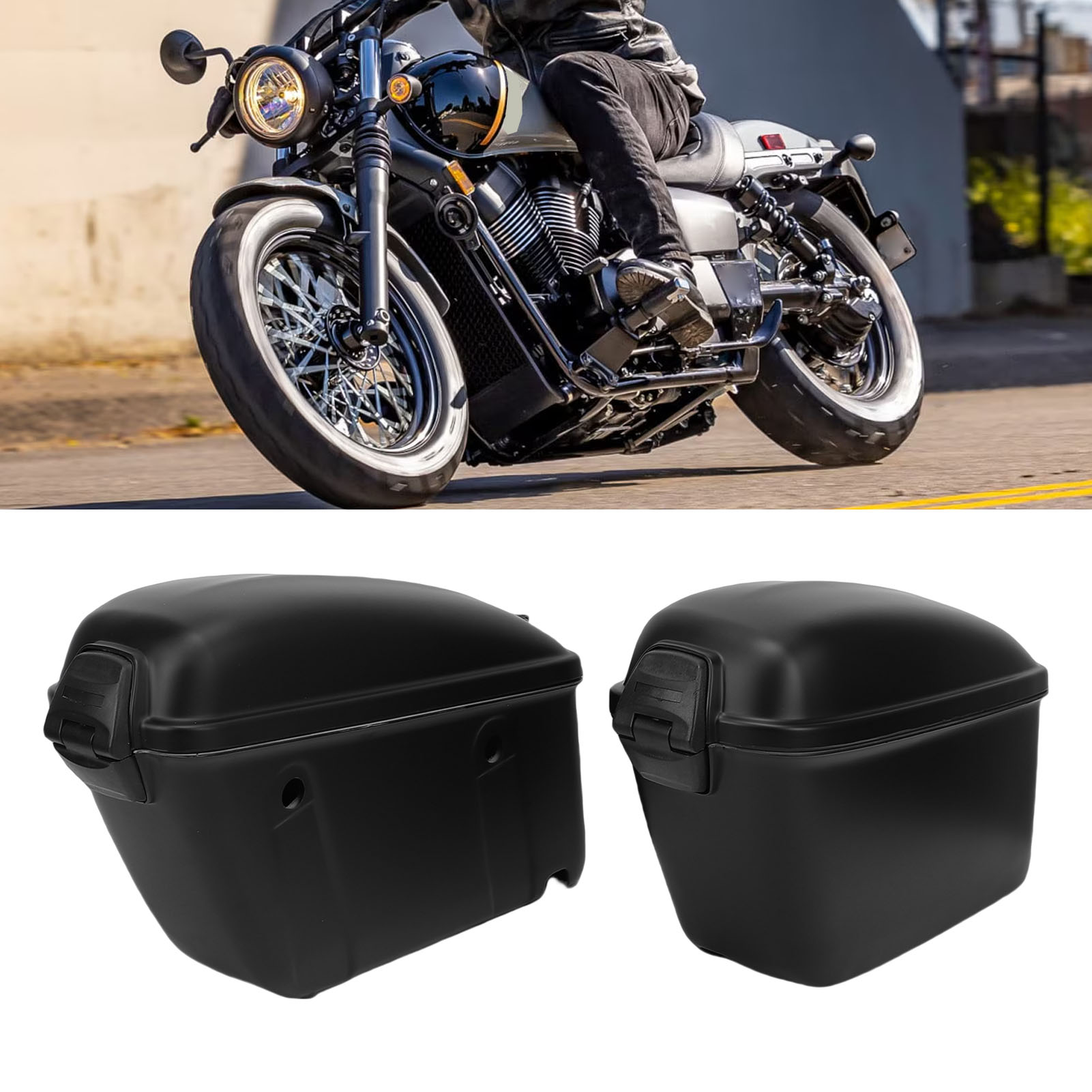 22L Motorcycle Hard Saddle Bag - Universal Furniture Hardware reseña y precio