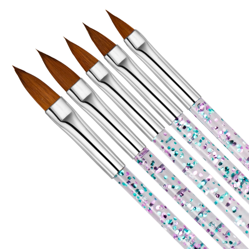 5PCS Nail Art Brushes Set UV G - Furniture Hardware Nails reseña y precio